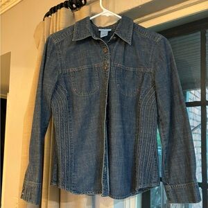Sigrid Olson denim shirt size small